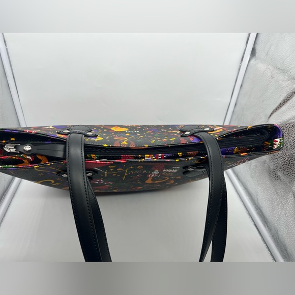 NEW PIERO GUIDI Magic Circus Chiara Embossed Leather Trim Shopper Bag Large Tote - Picture 12 of 16